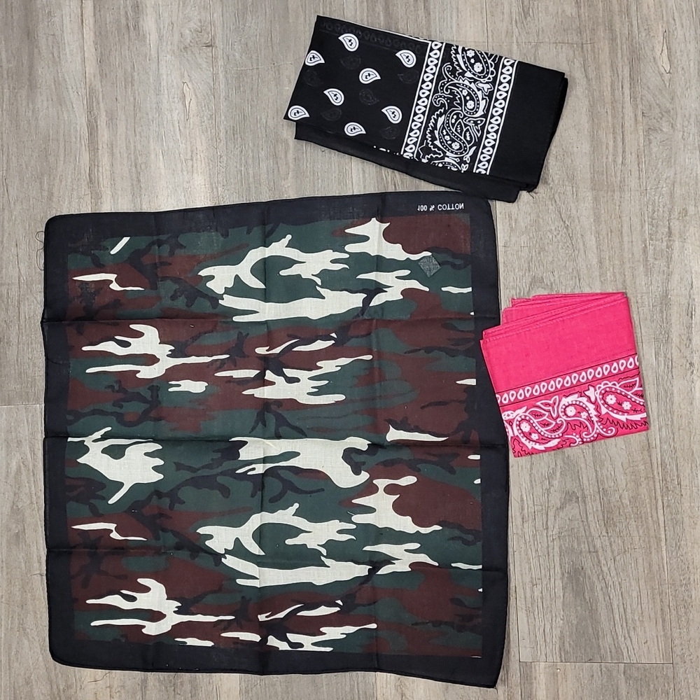 Camouflage pink and black all same sizes